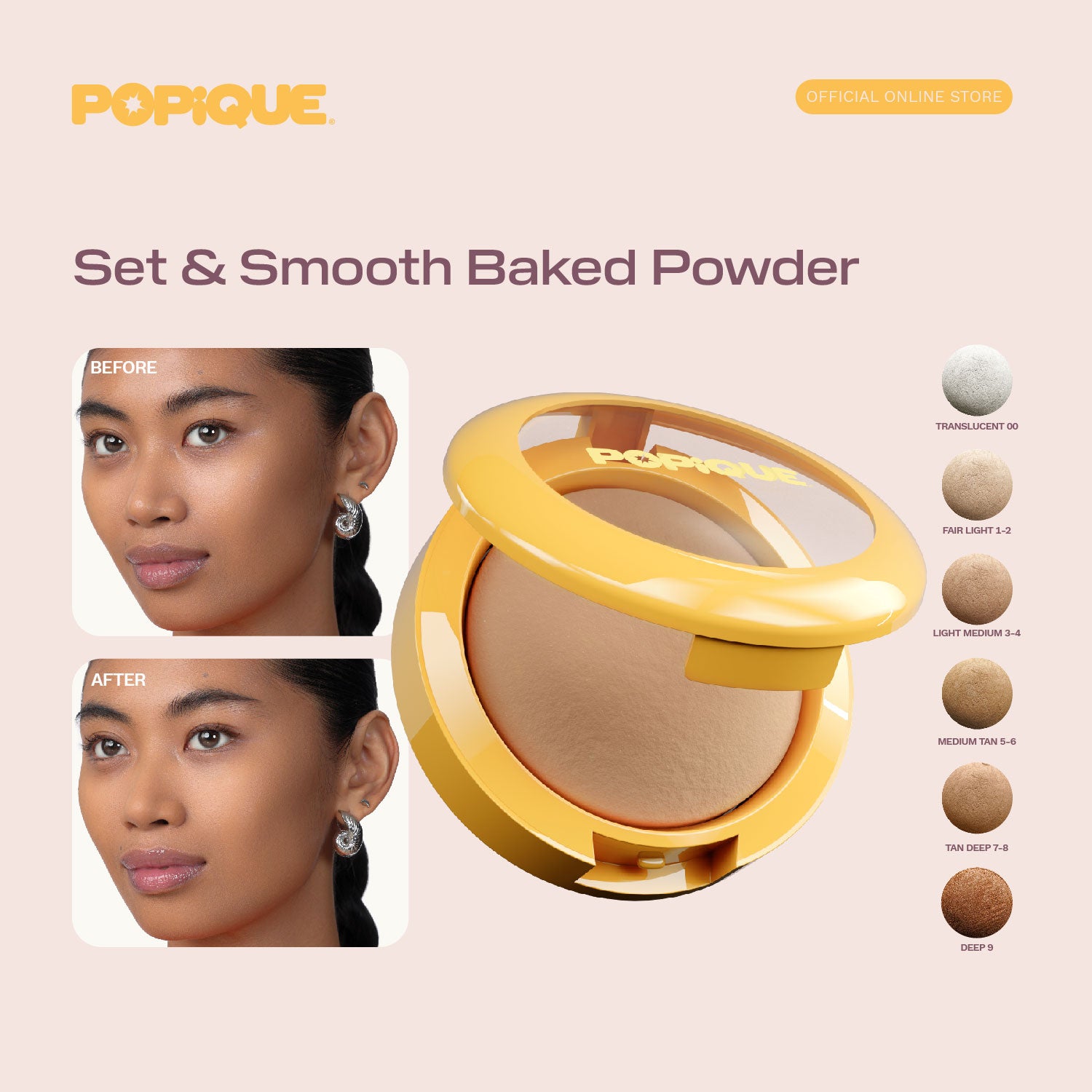Set & Smooth Baked Powder – Popique
